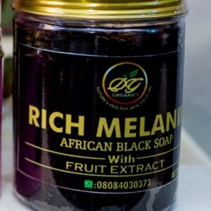 Rich Melanin African Black Soap for Oily & Dark Skin